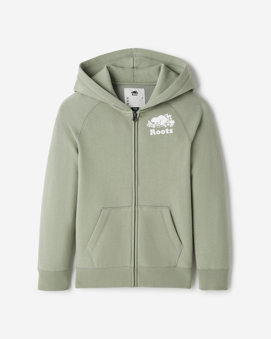 sweat à capuche zippé original bio pour enfants