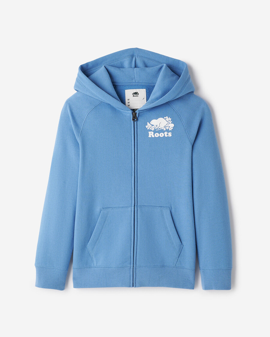 sweat à capuche zippé original bio pour enfants