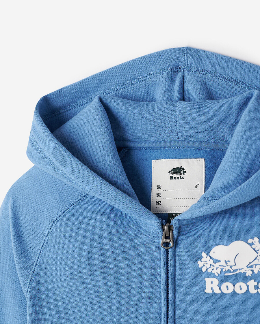sweat à capuche zippé original bio pour enfants