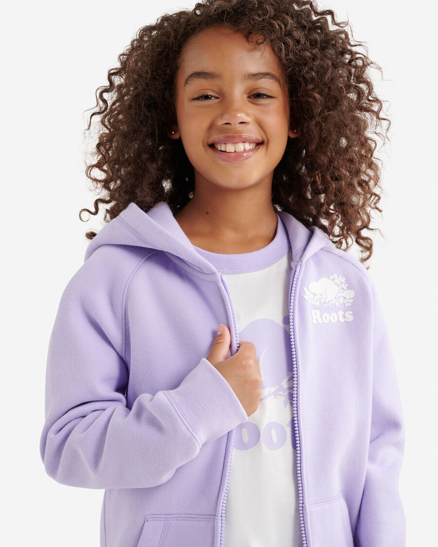 sweat à capuche zippé original bio pour enfants