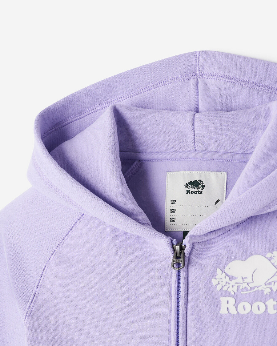 sweat à capuche zippé original bio pour enfants