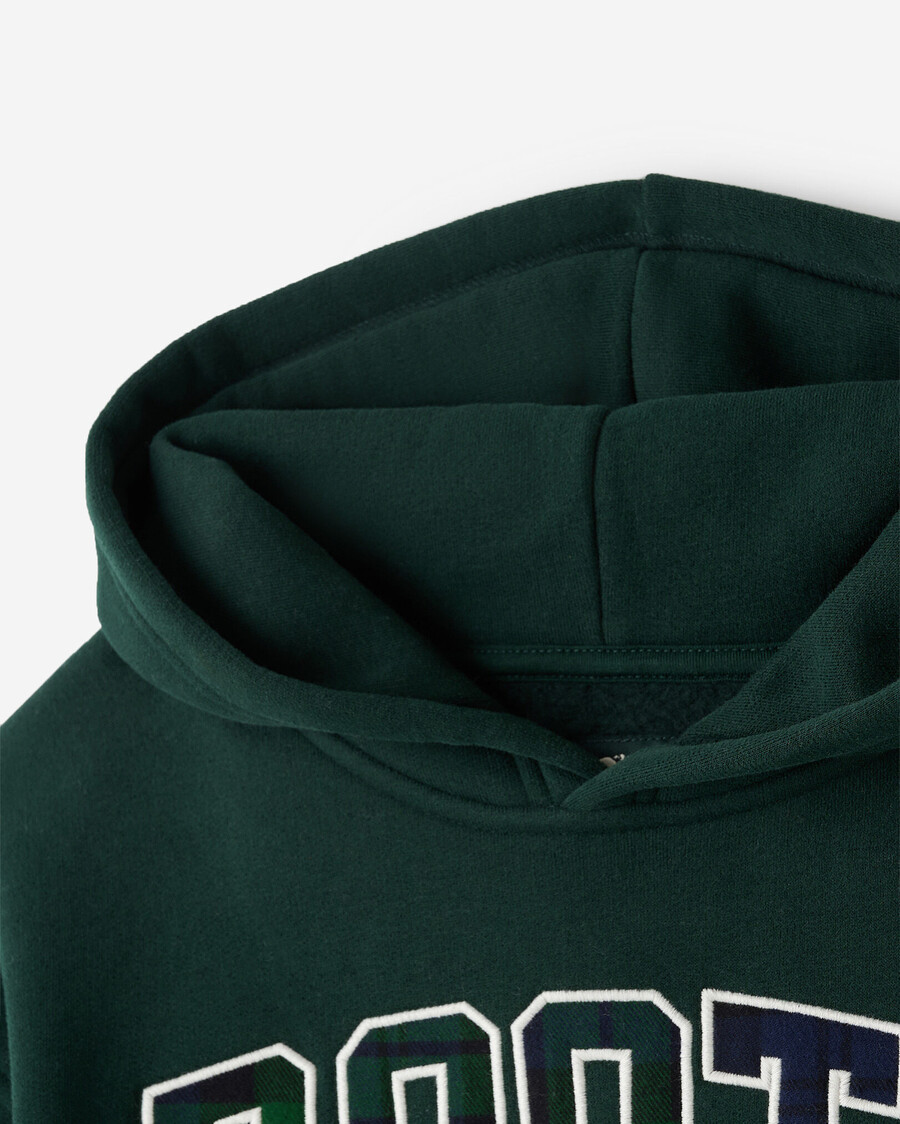 sweat à capuche à carreaux pour enfants