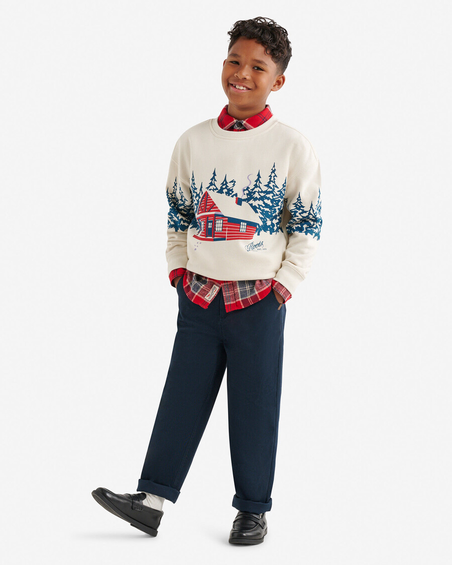 sweat-shirt de léquipe daménagement paysager de la cabane pour enfants