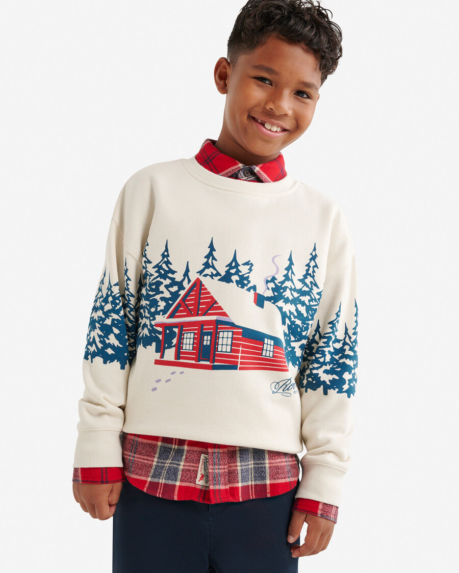 sweat-shirt de léquipe daménagement paysager de la cabane pour enfants