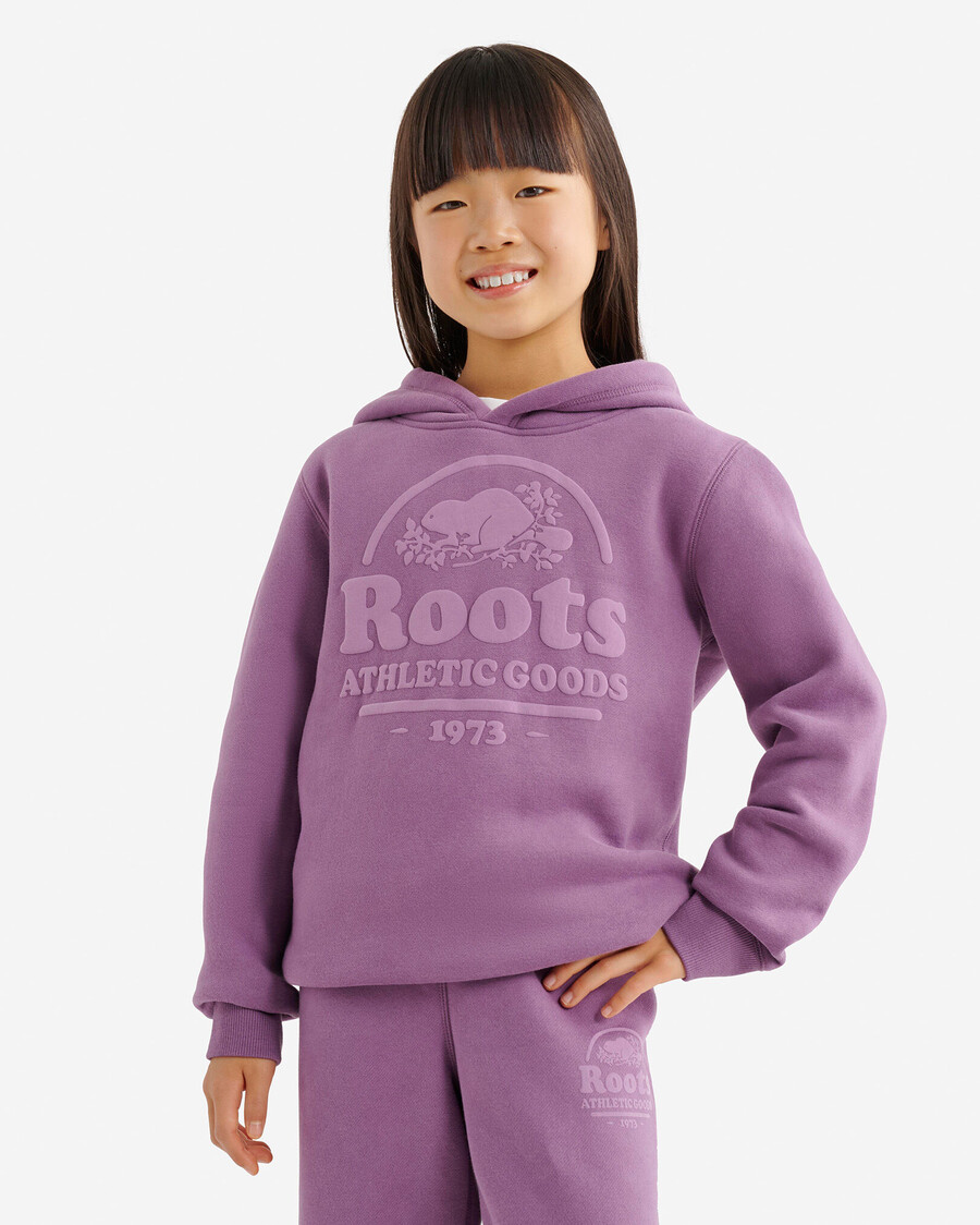 sweat à capuche pour enfants heritage beaver