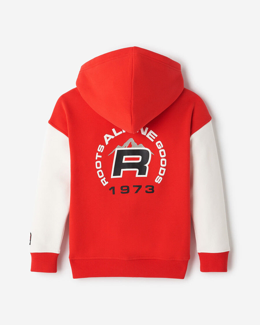 sweat à capuche zippé pour enfants kids alpine goods