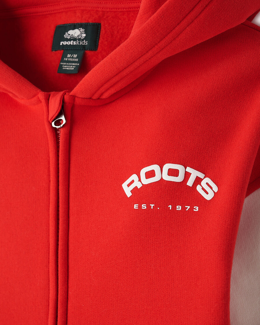 sweat à capuche zippé pour enfants kids alpine goods