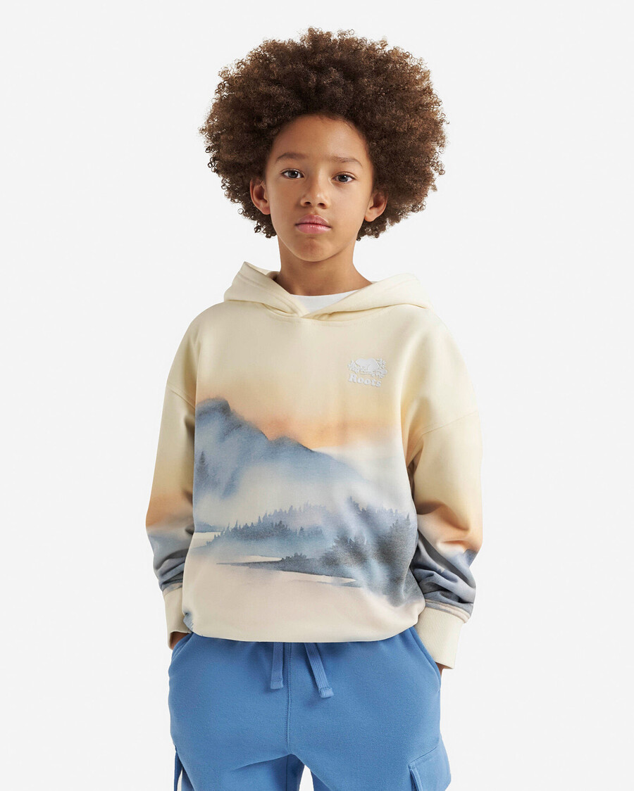sweat à capuche enfant paysage