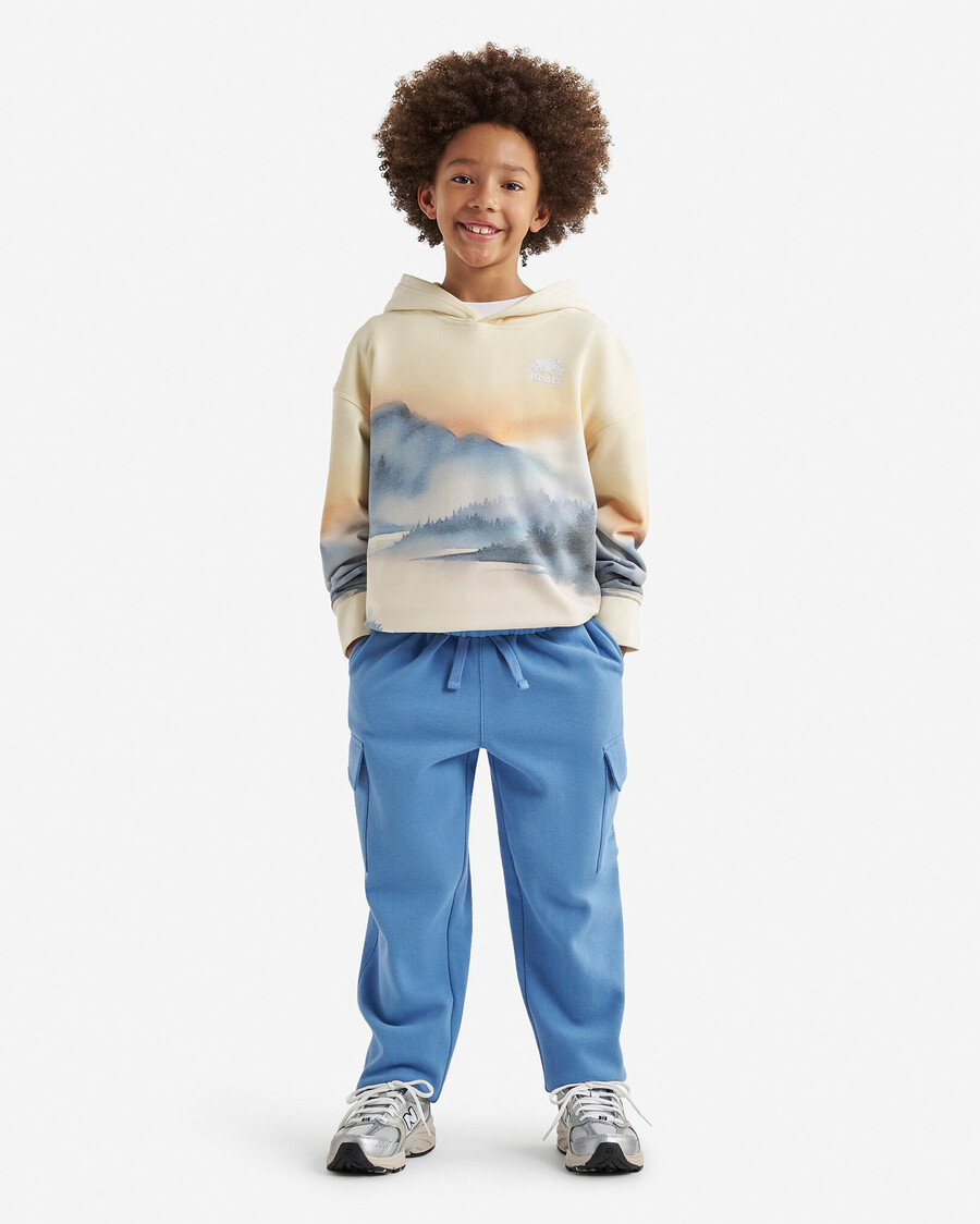 sweat à capuche enfant paysage