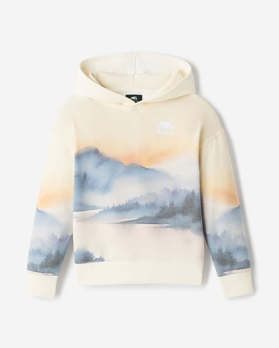 sweat à capuche enfant paysage