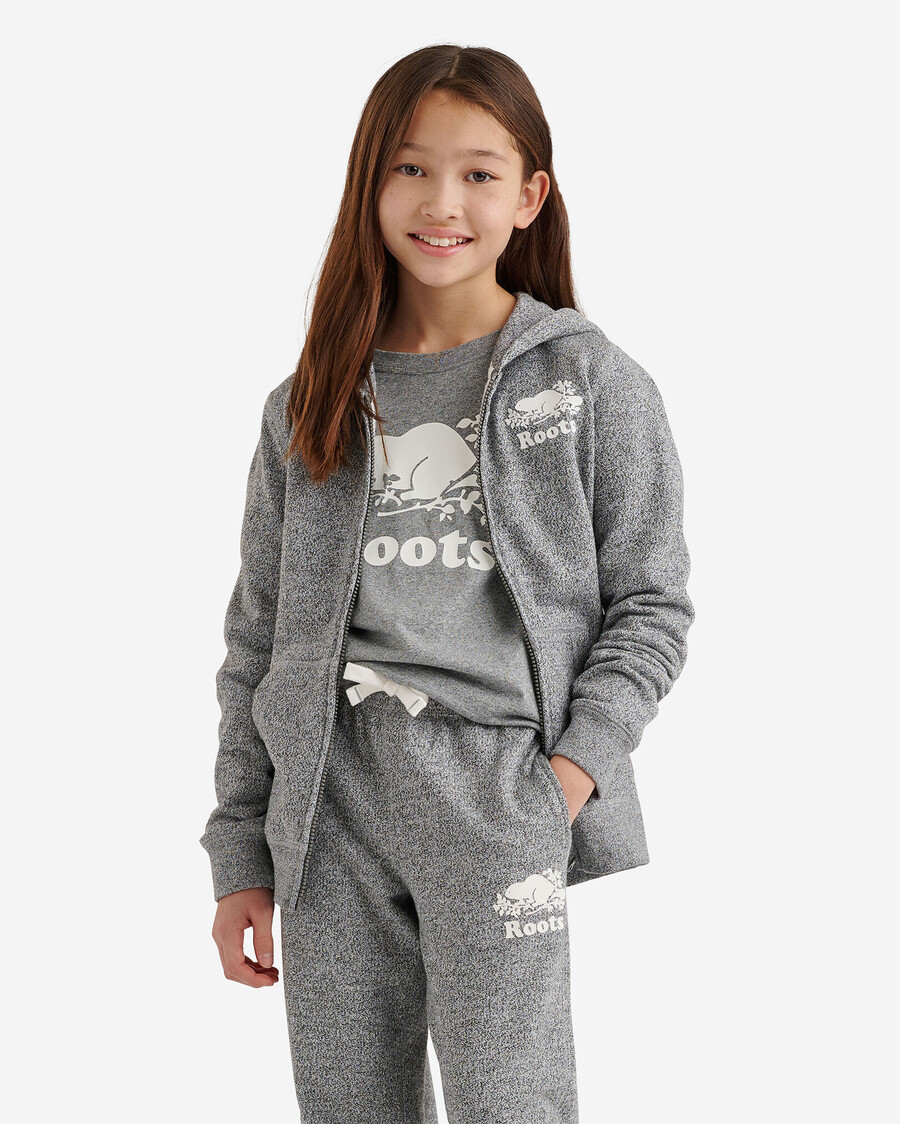 sweat à capuche zippé original bio pour enfants