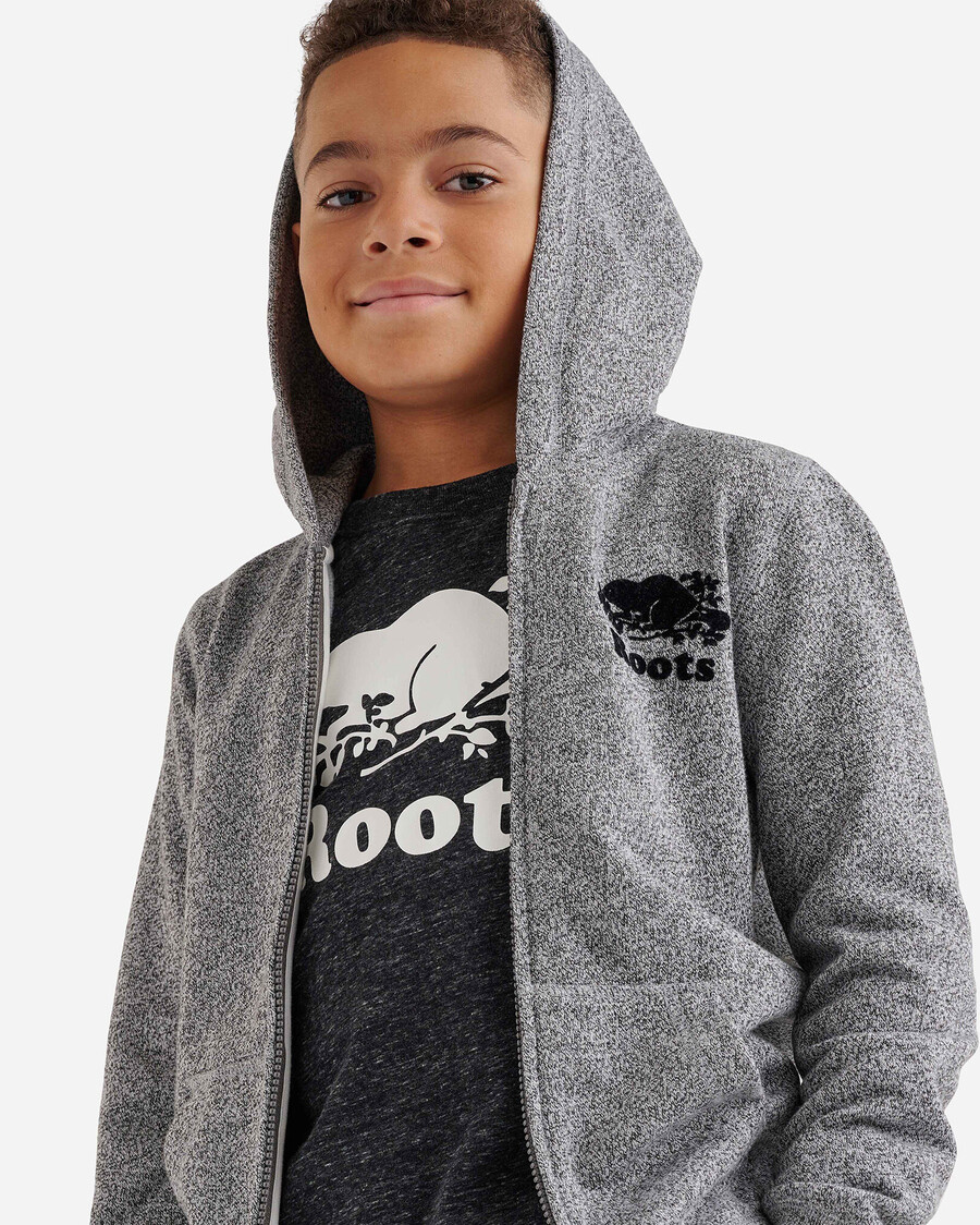 sweat à capuche zippé original bio pour enfants