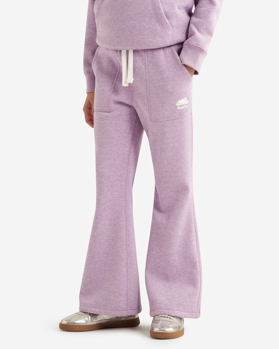 pantalon de survêtement pailleté cooper flare pour filles