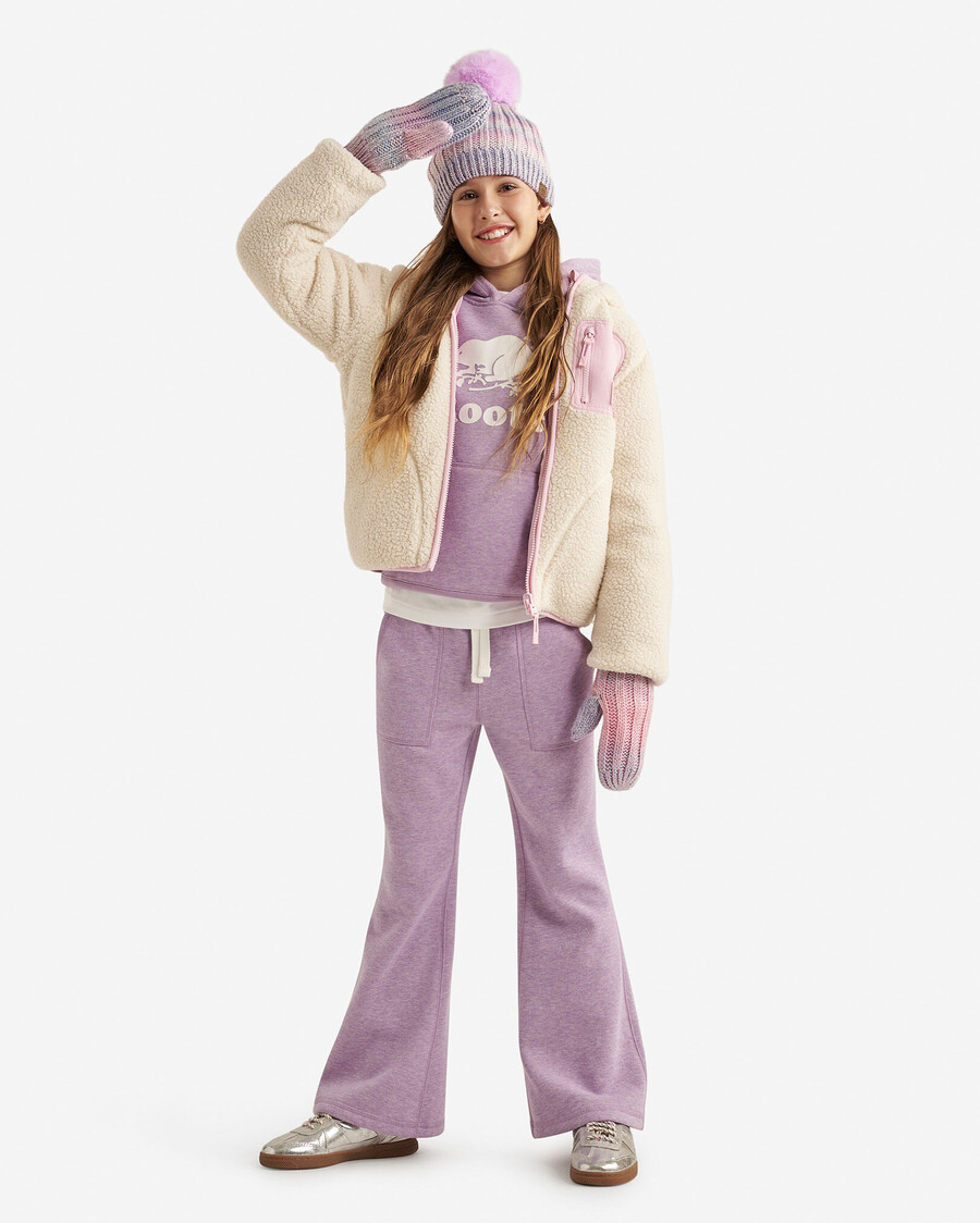 pantalon de survêtement pailleté cooper flare pour filles