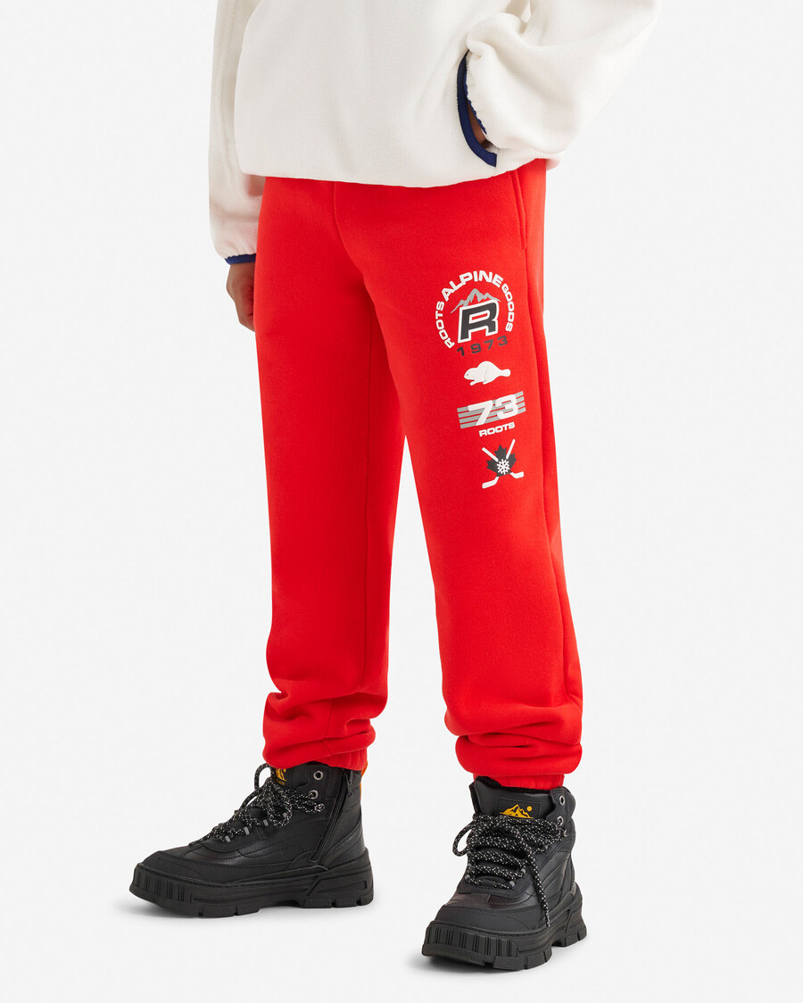 pantalon de survêtement à écussons kids alpine goods