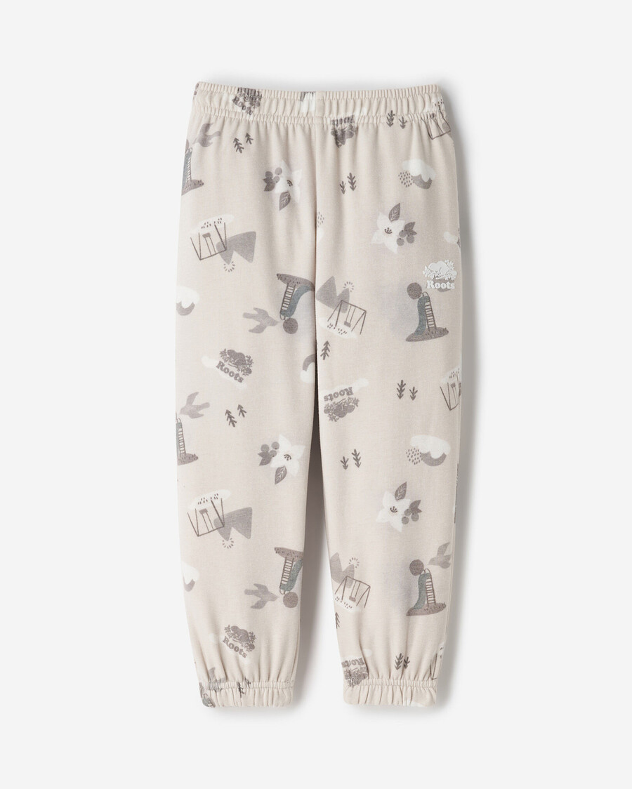 pantalon de survêtement pour tout-petits sur le thème de laire de jeux naturelle