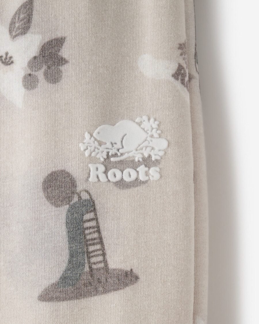 pantalon de survêtement pour tout-petits sur le thème de laire de jeux naturelle