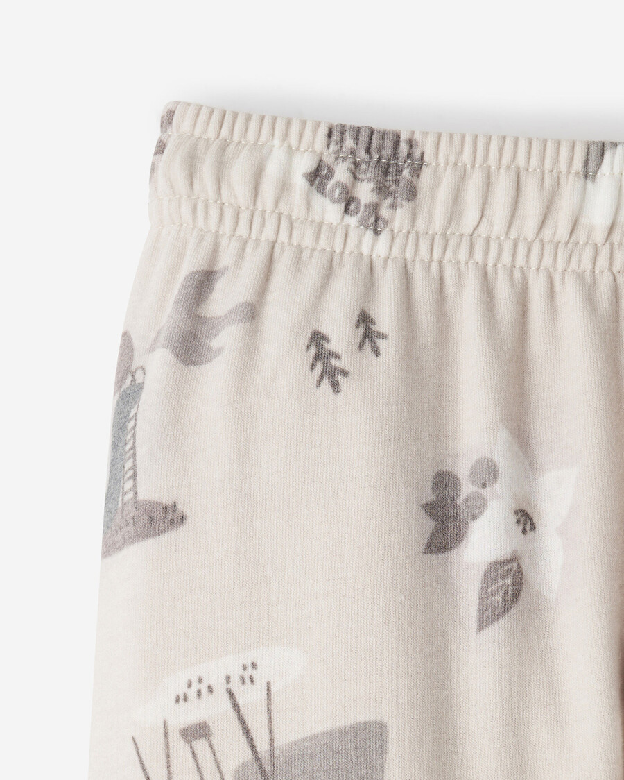 pantalon de survêtement pour tout-petits sur le thème de laire de jeux naturelle