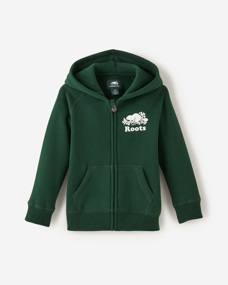 sweat à capuche zippé original bio pour tout-petit