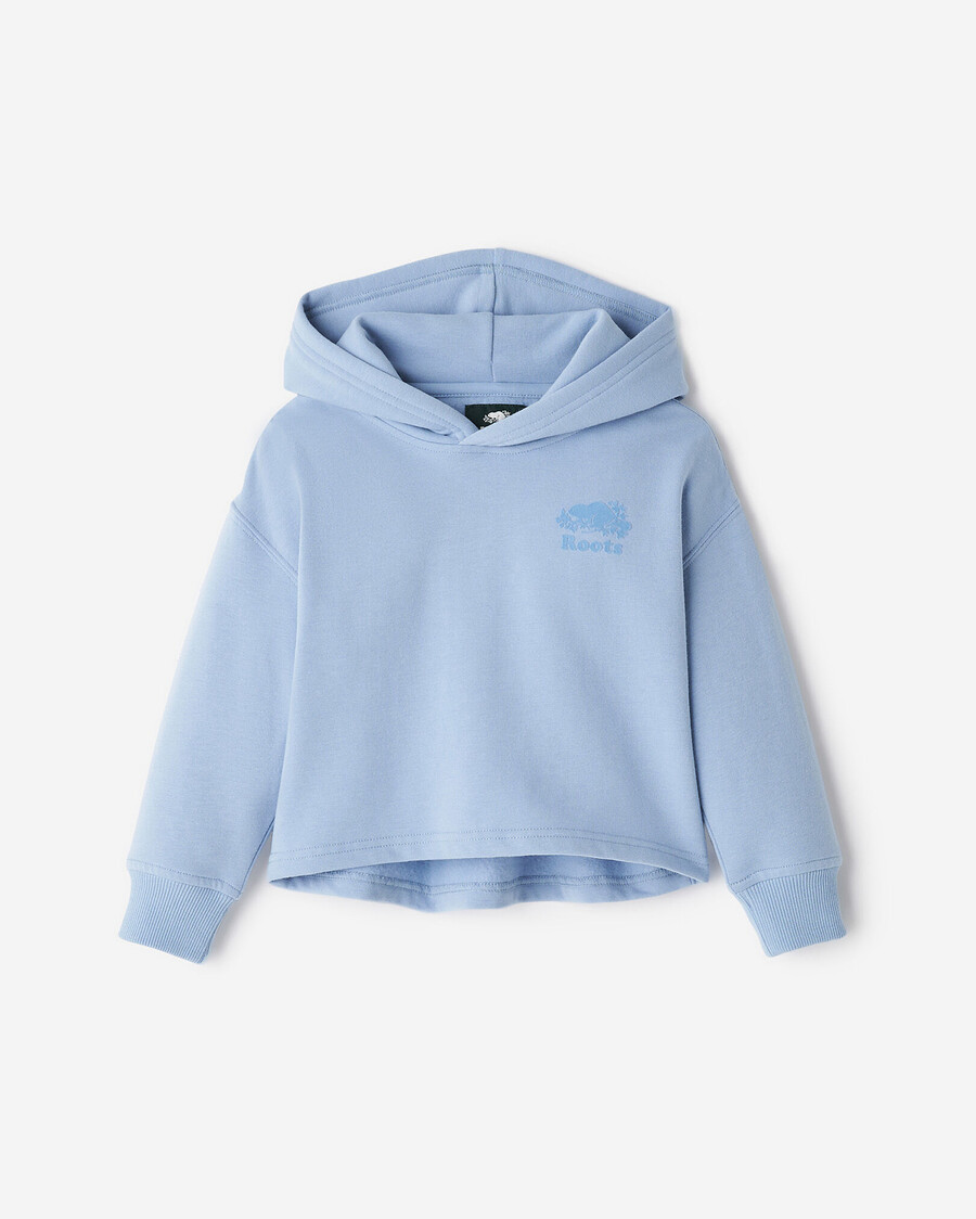 sweat à capuche court cozy cooper pour petites filles