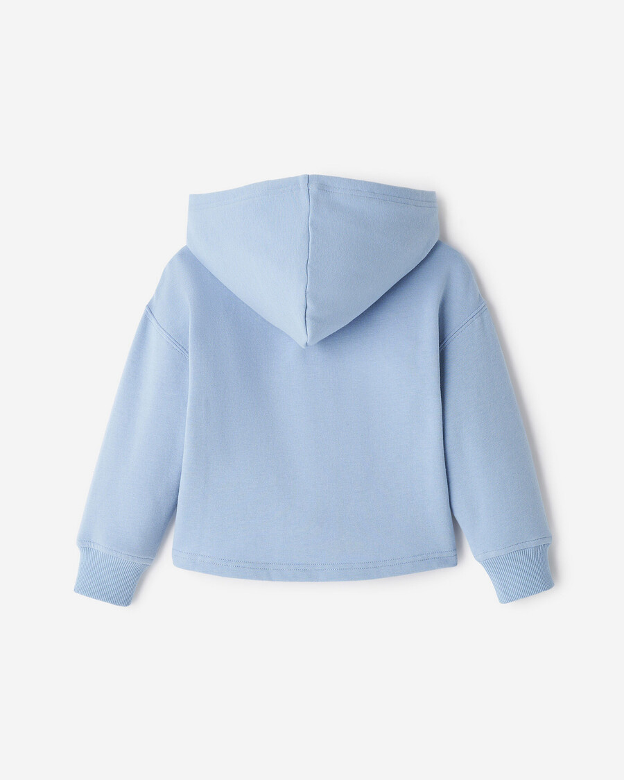 sweat à capuche court cozy cooper pour petites filles