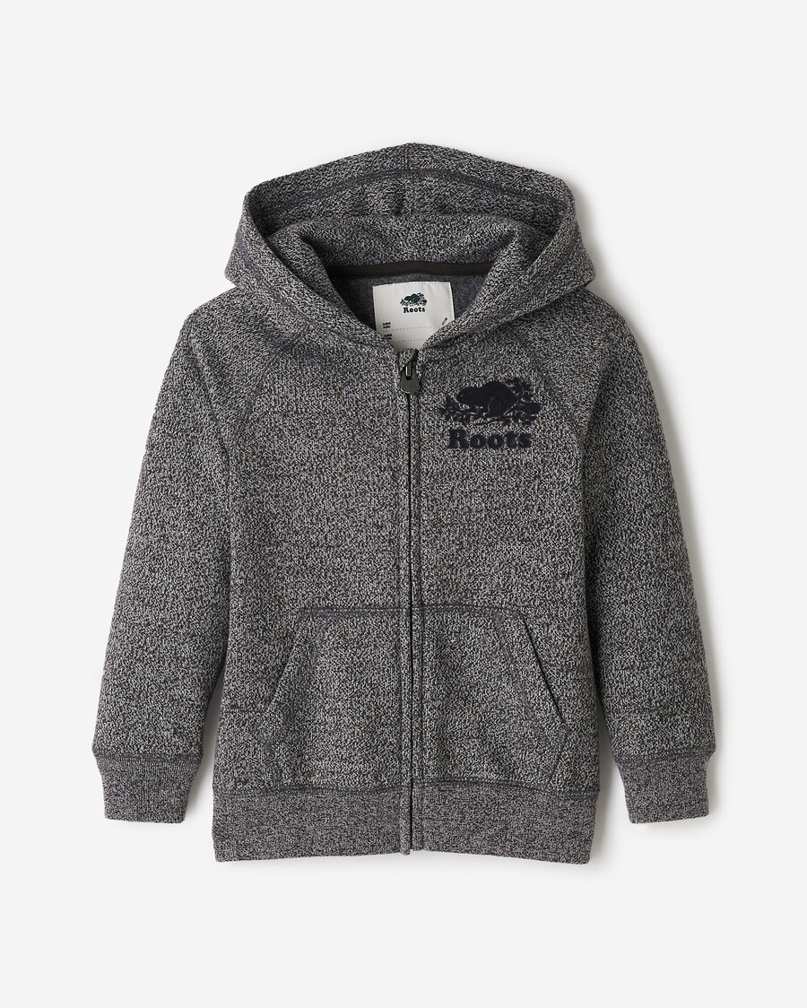 sweat à capuche zippé original bio pour tout-petit