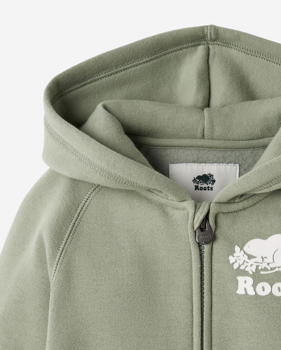 sweat à capuche zippé original bio pour tout-petit