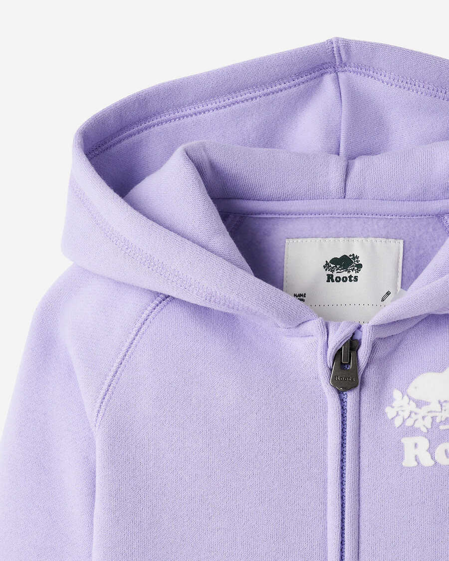 sweat à capuche zippé original bio pour tout-petit