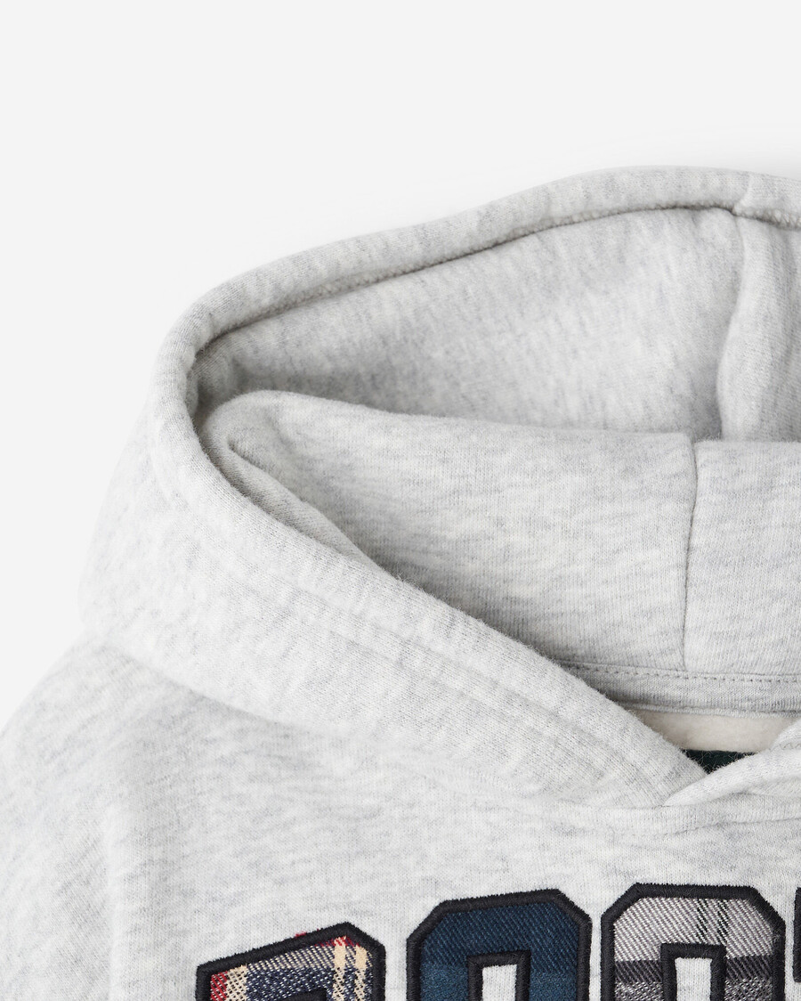 sweat à capuche à carreaux pour tout-petit