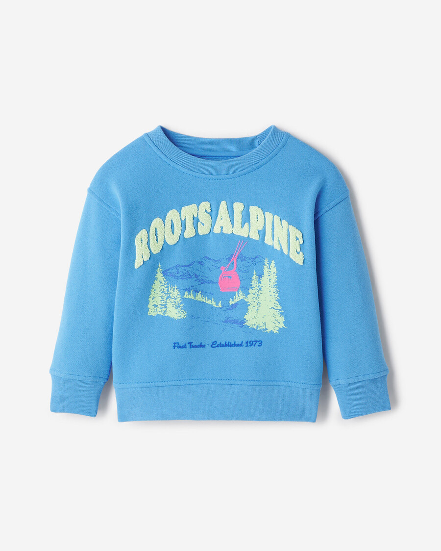 sweat-shirt à col rond pour tout-petit paysage alpin