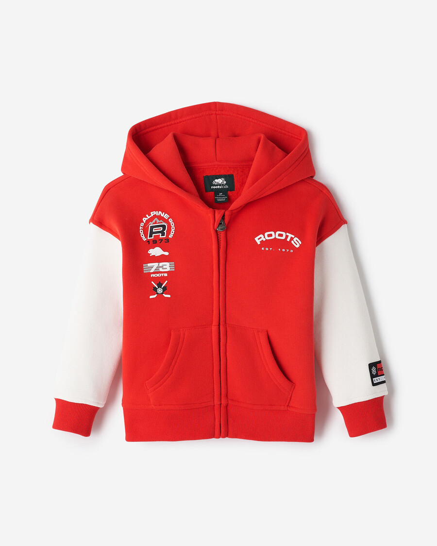 sweat à capuche zippé pour tout-petit alpine goods