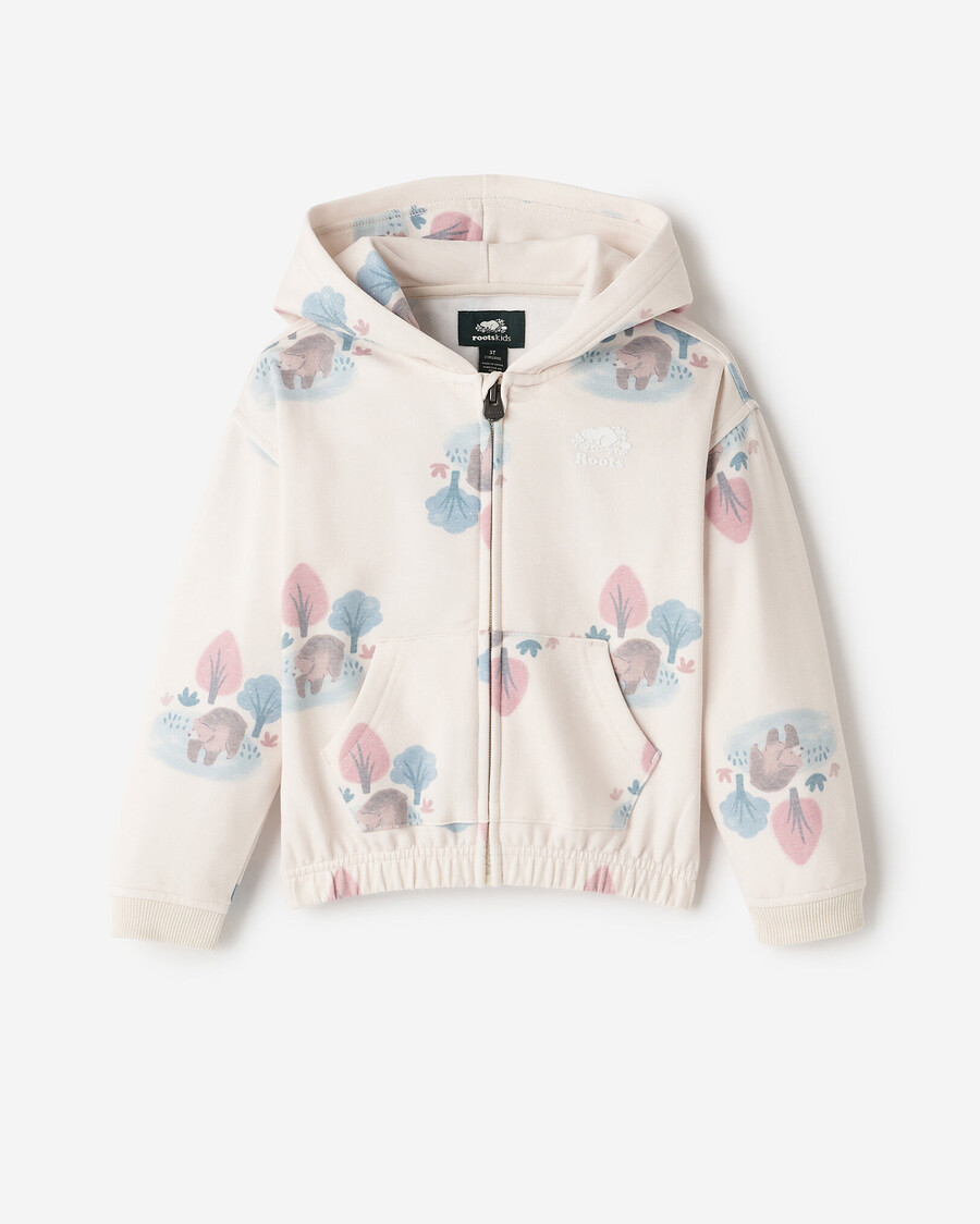 sweat à capuche zippé cozy bear pour tout-petit