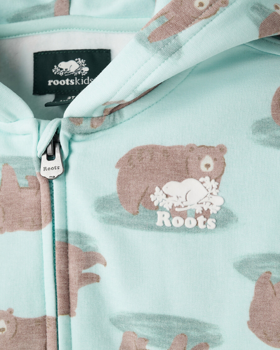 sweat à capuche zippé cozy bear pour tout-petit