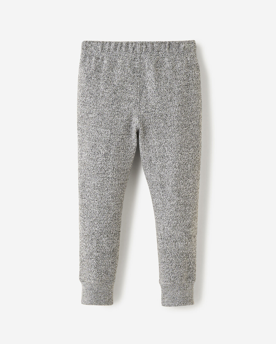 pantalon de survêtement bio à revers étroits pour petites filles