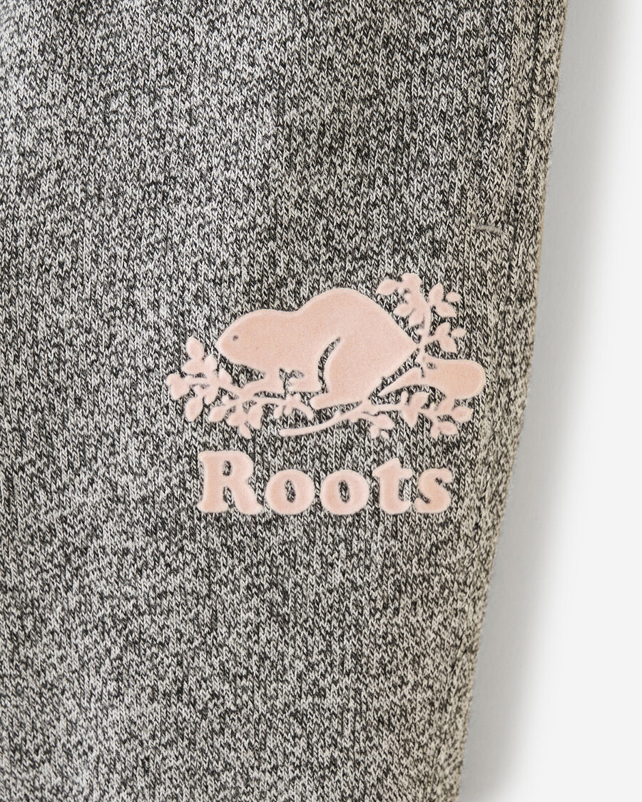 pantalon de survêtement bio à revers étroits pour petites filles