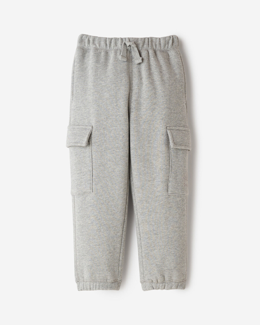 pantalon de survêtement cargo décontracté cooper en coton biologique pour tout-petit