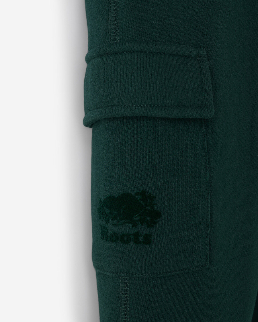 pantalon de survêtement cargo décontracté cooper en coton biologique pour tout-petit