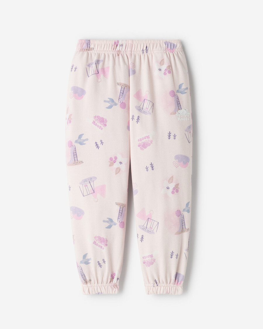 pantalon de survêtement pour tout-petits sur le thème de laire de jeux naturelle