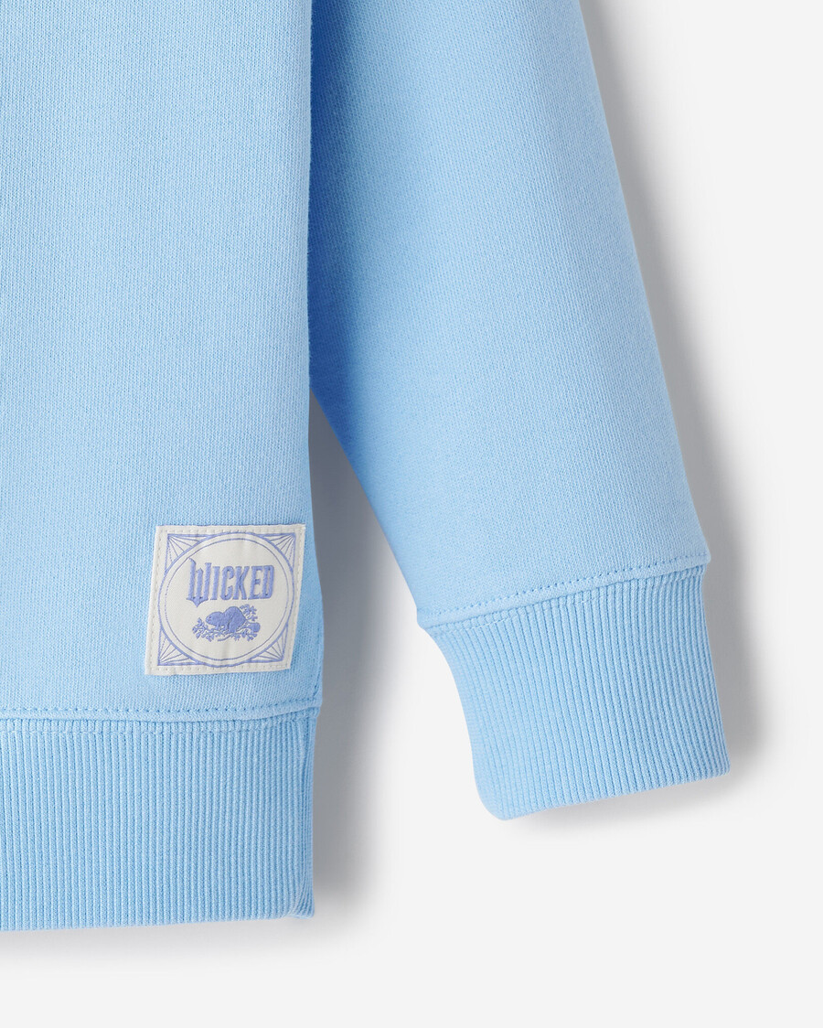 sweat-shirt à col rond fleuri toddler roots x wicked