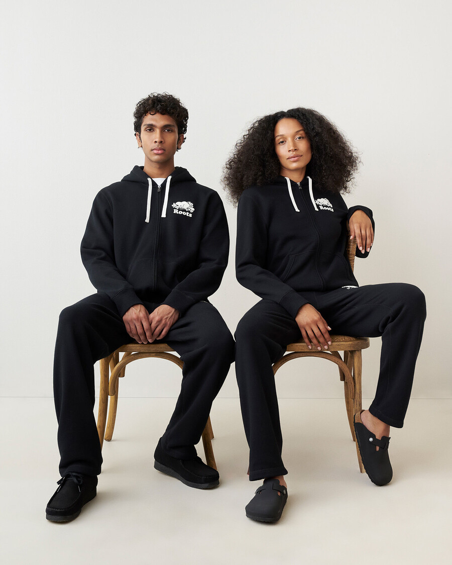 sweat à capuche zippé organic original