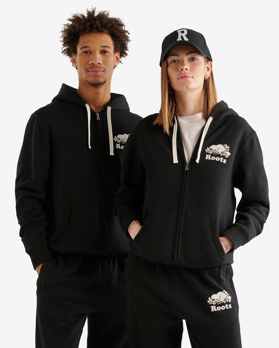 sweat à capuche zippé organic original