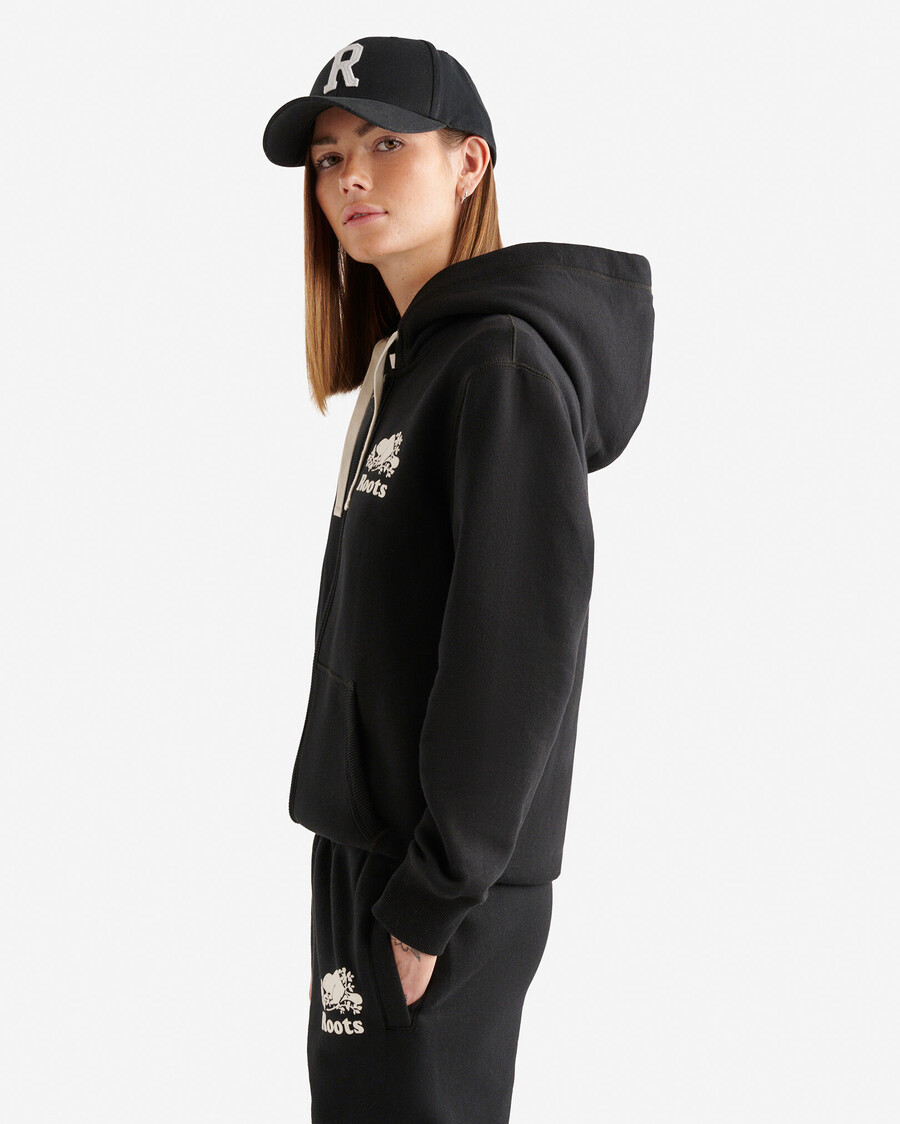 sweat à capuche zippé organic original