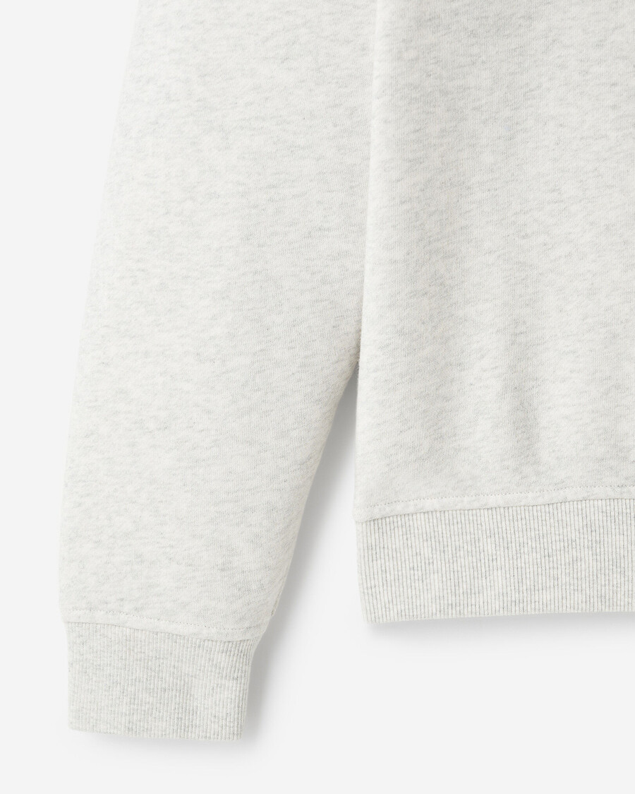 roots applique demi-zip stein