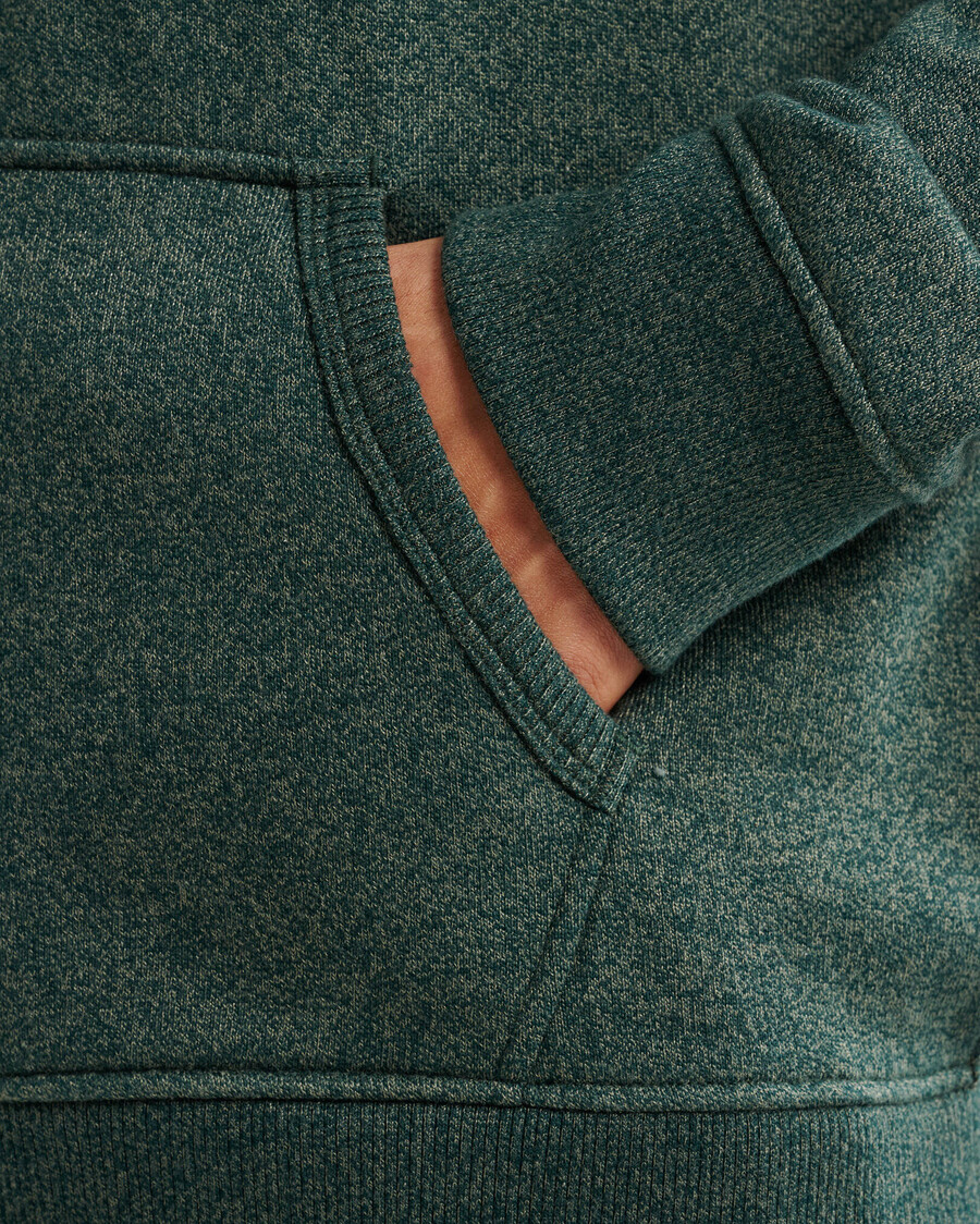 sweat à capuche zippé roots applique