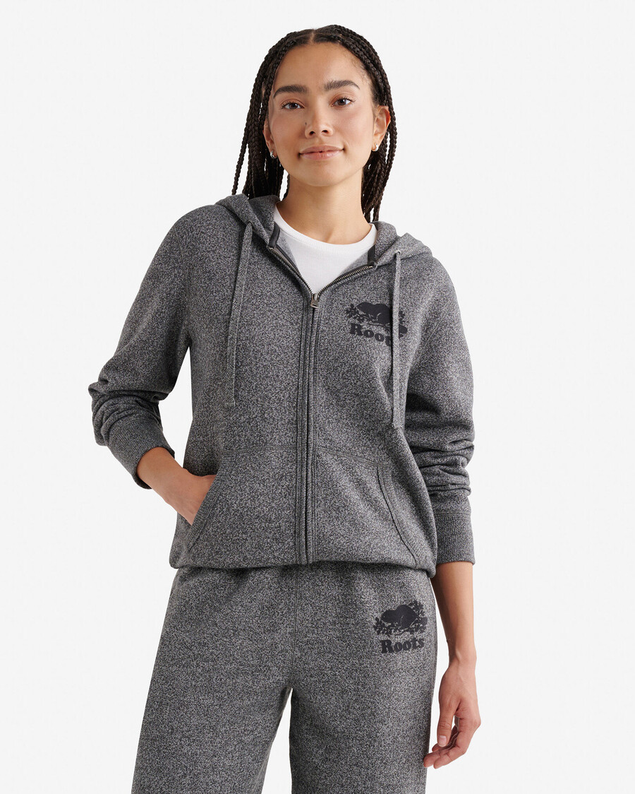 sweat à capuche zippé organic original