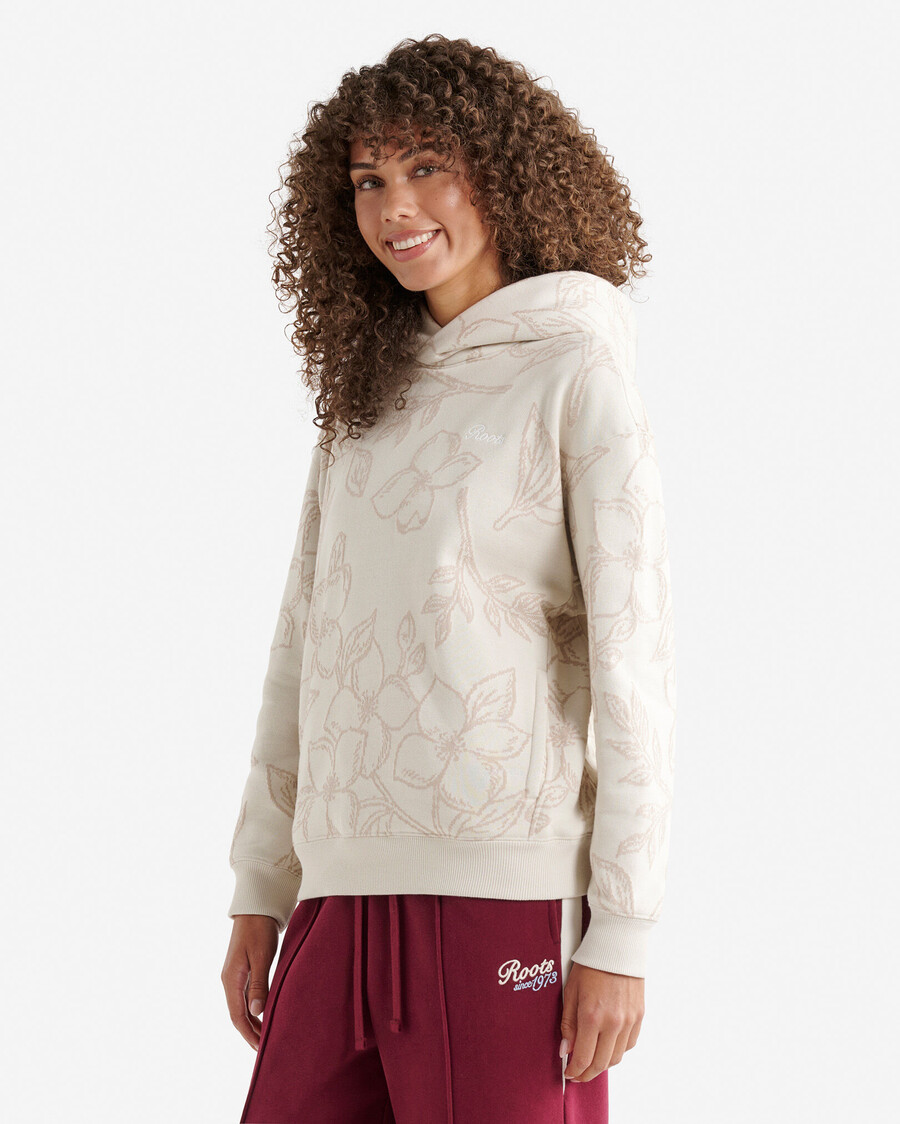 sweat à capuche fleuri one fit