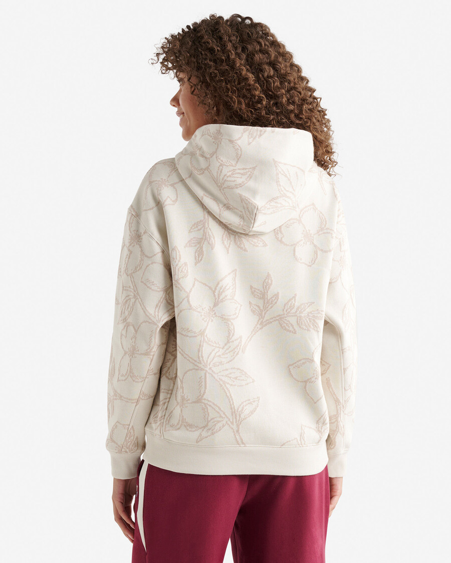 sweat à capuche fleuri one fit