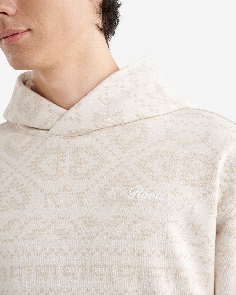 sweat à capuche roots fair isle