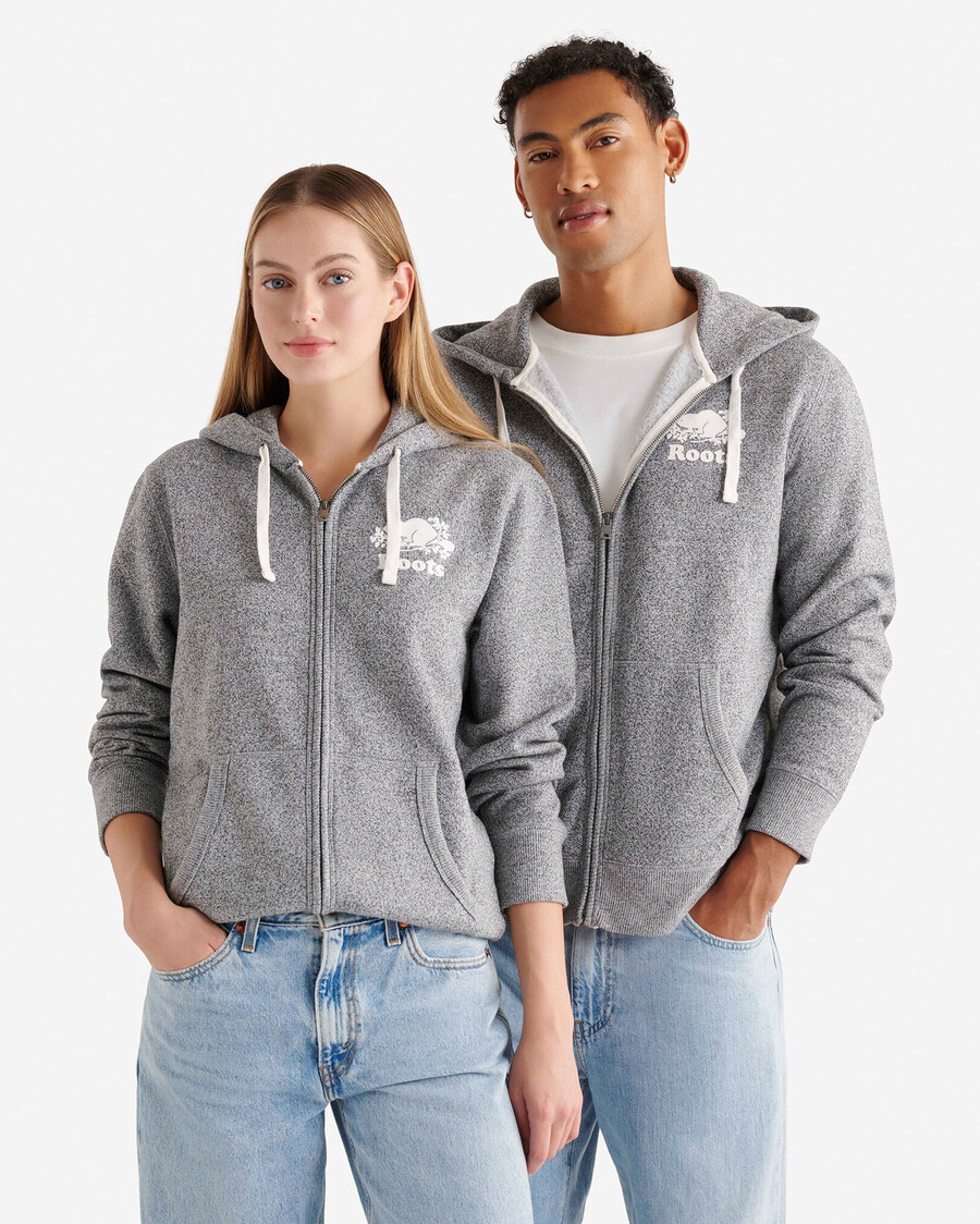 sweat à capuche zippé organic original