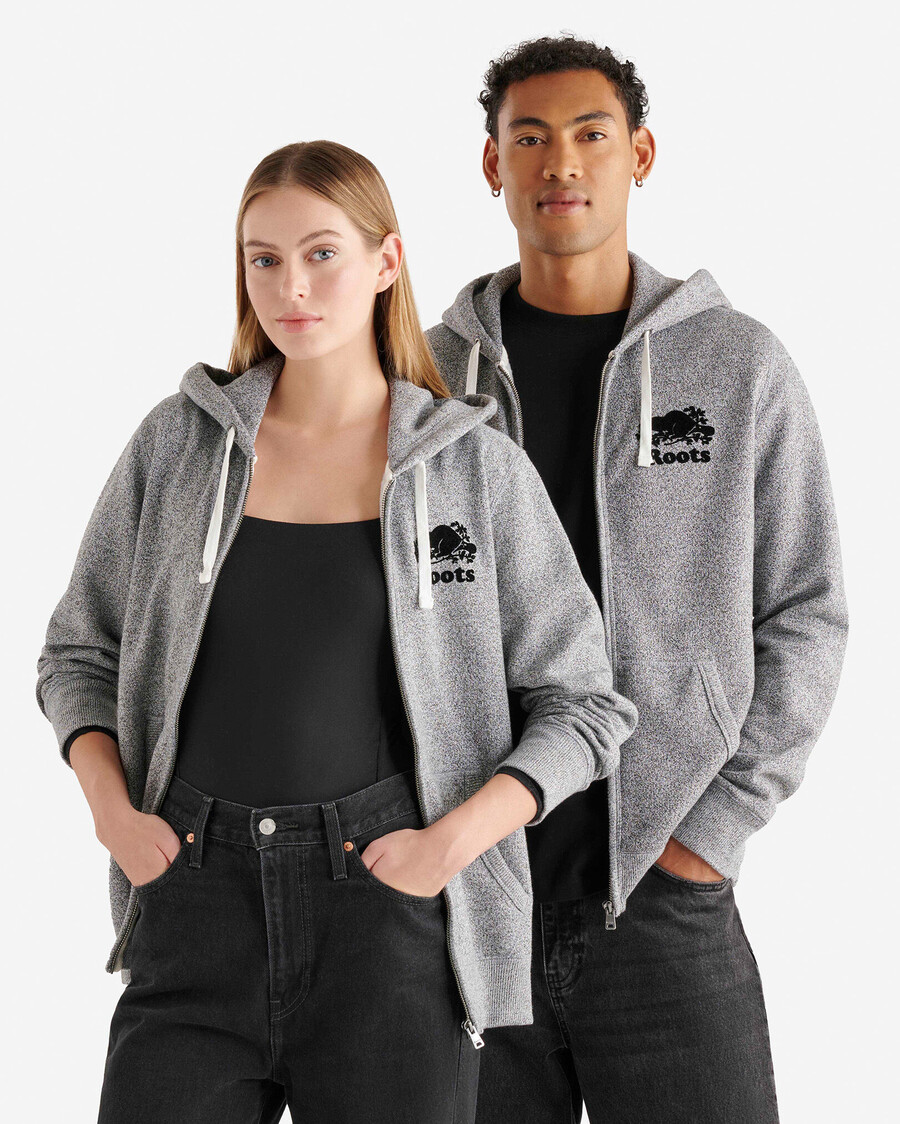 sweat à capuche zippé organic original